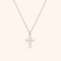 Pearl Cross Necklace