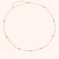 Silver or Gold Freshwater Pearls Necklace