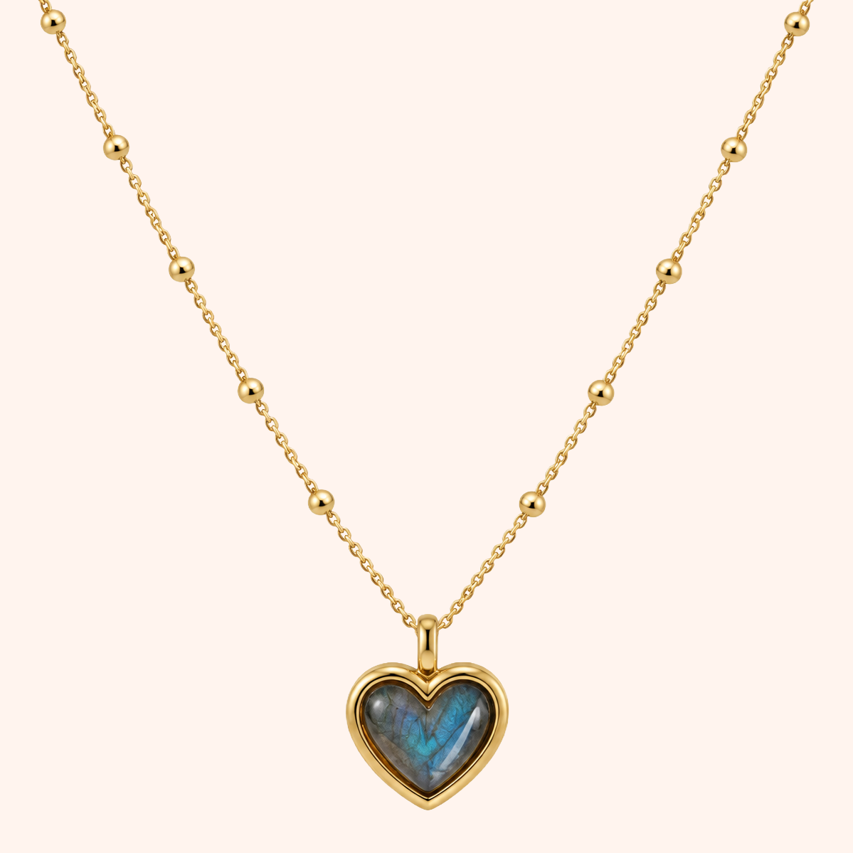 Interchangeable Heart Pendant Necklace