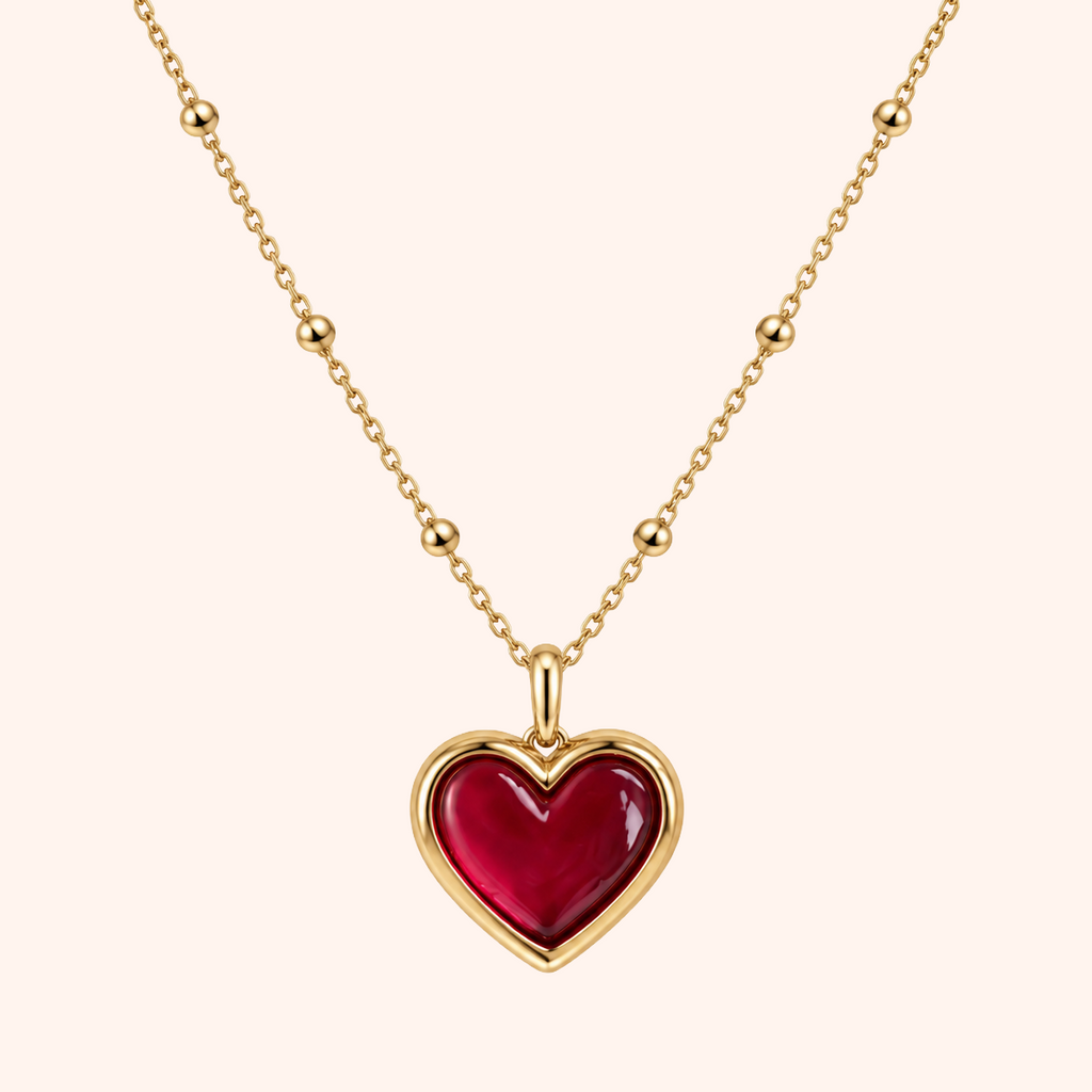 Interchangeable Heart Pendant Necklace